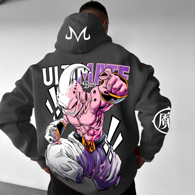 Unisex Anime Print Casual Oversized Hoodie