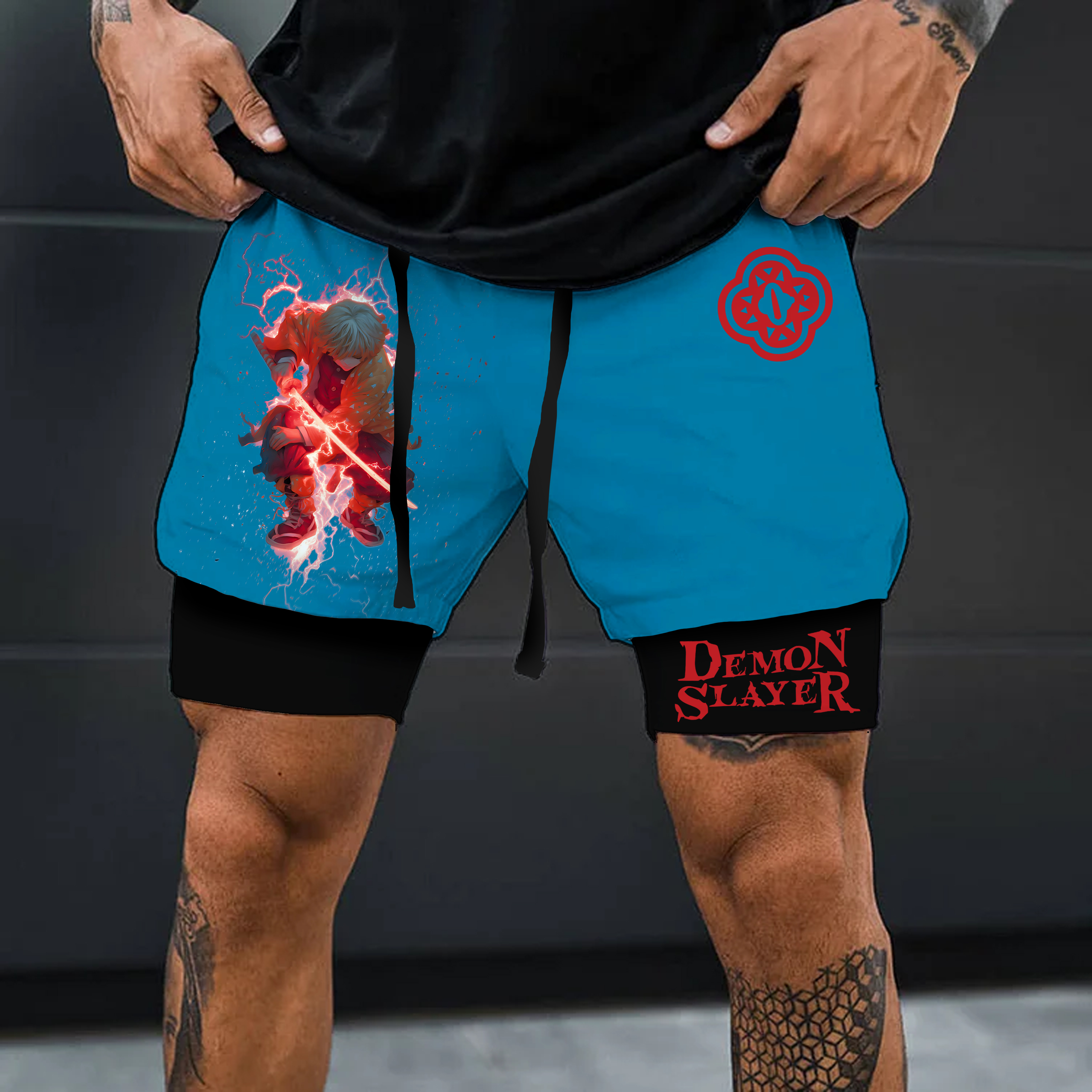 Unisex  “Demon Slayer” Casual Anime Streetwear Shorts-comicclothing