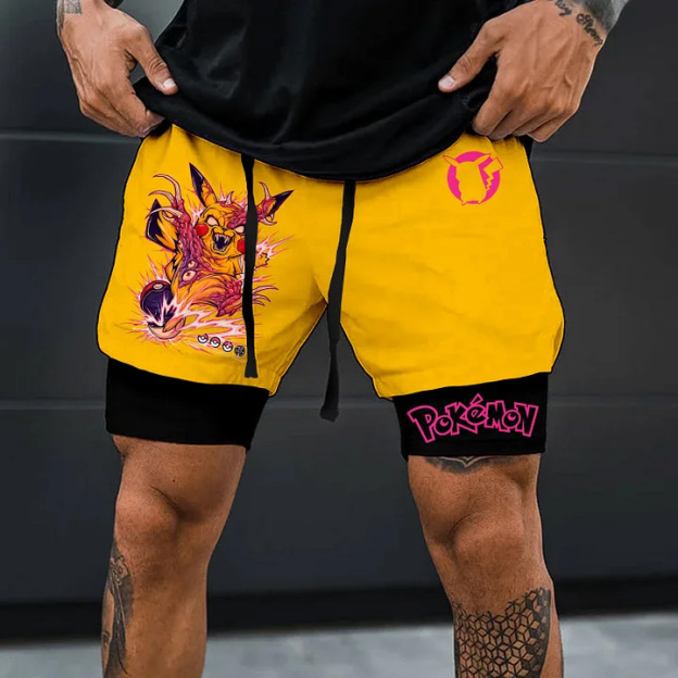 Unisex Casual Anime Streetwear Shorts-Anime x kingdom