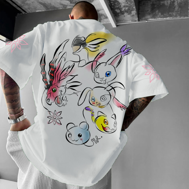 Unisex  “Digimon”   Anime Inspired Vintage T-Shirt