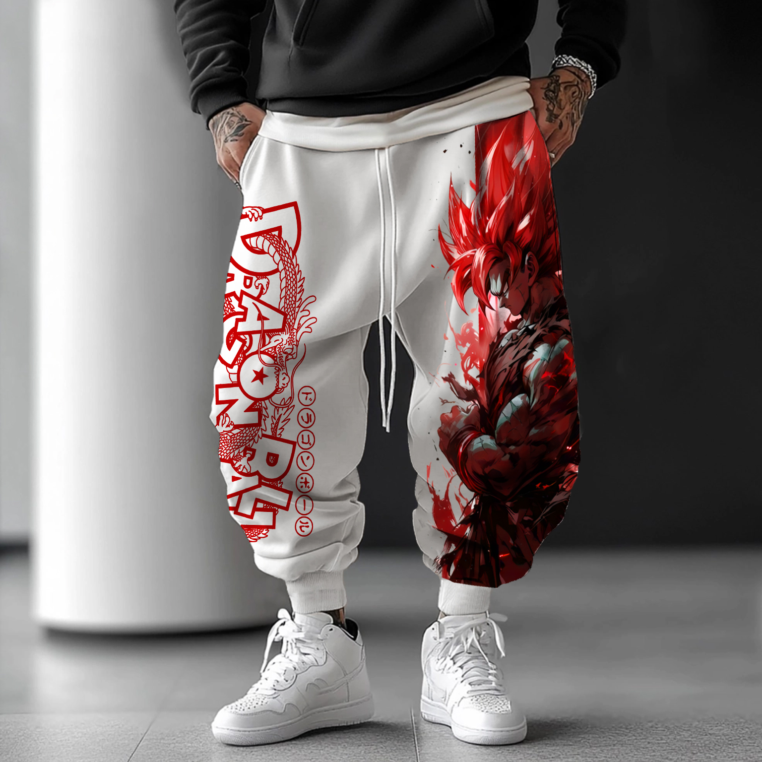 Unisex Casual Anime Streetwear Pants
