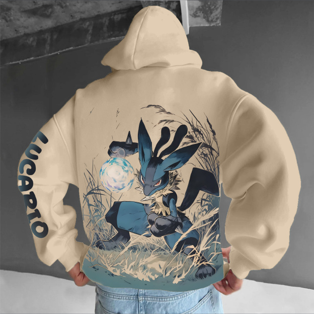 Unisex Anime Graphic Streetwear Vintage Hoodie