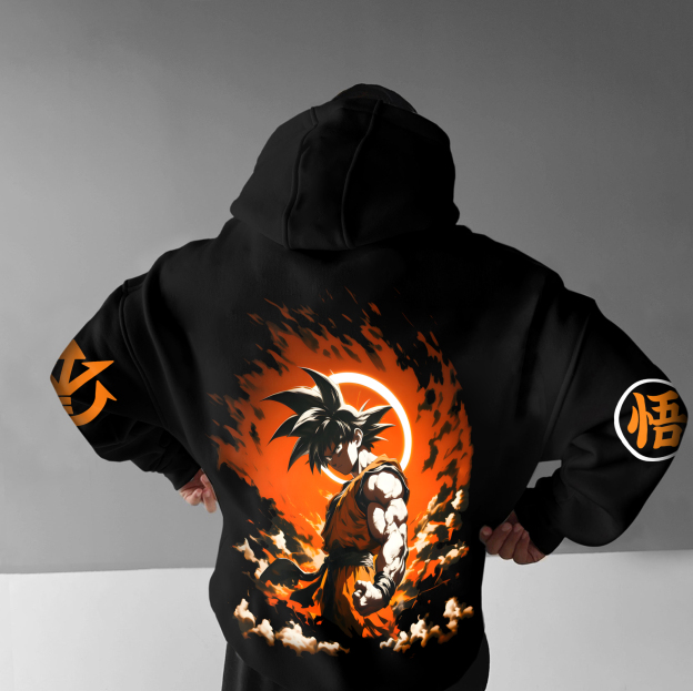 Unisex Anime Graphic Streetwear Vintage Hoodie