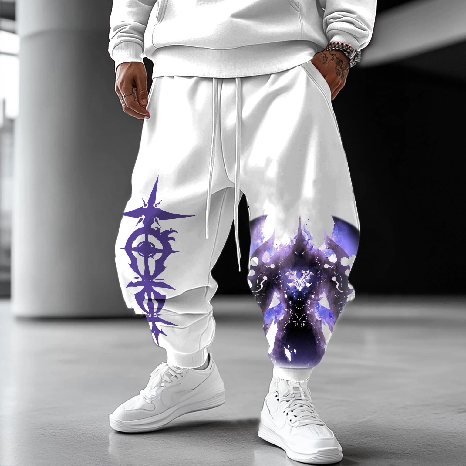Unisex Casual Anime Streetwear Pants