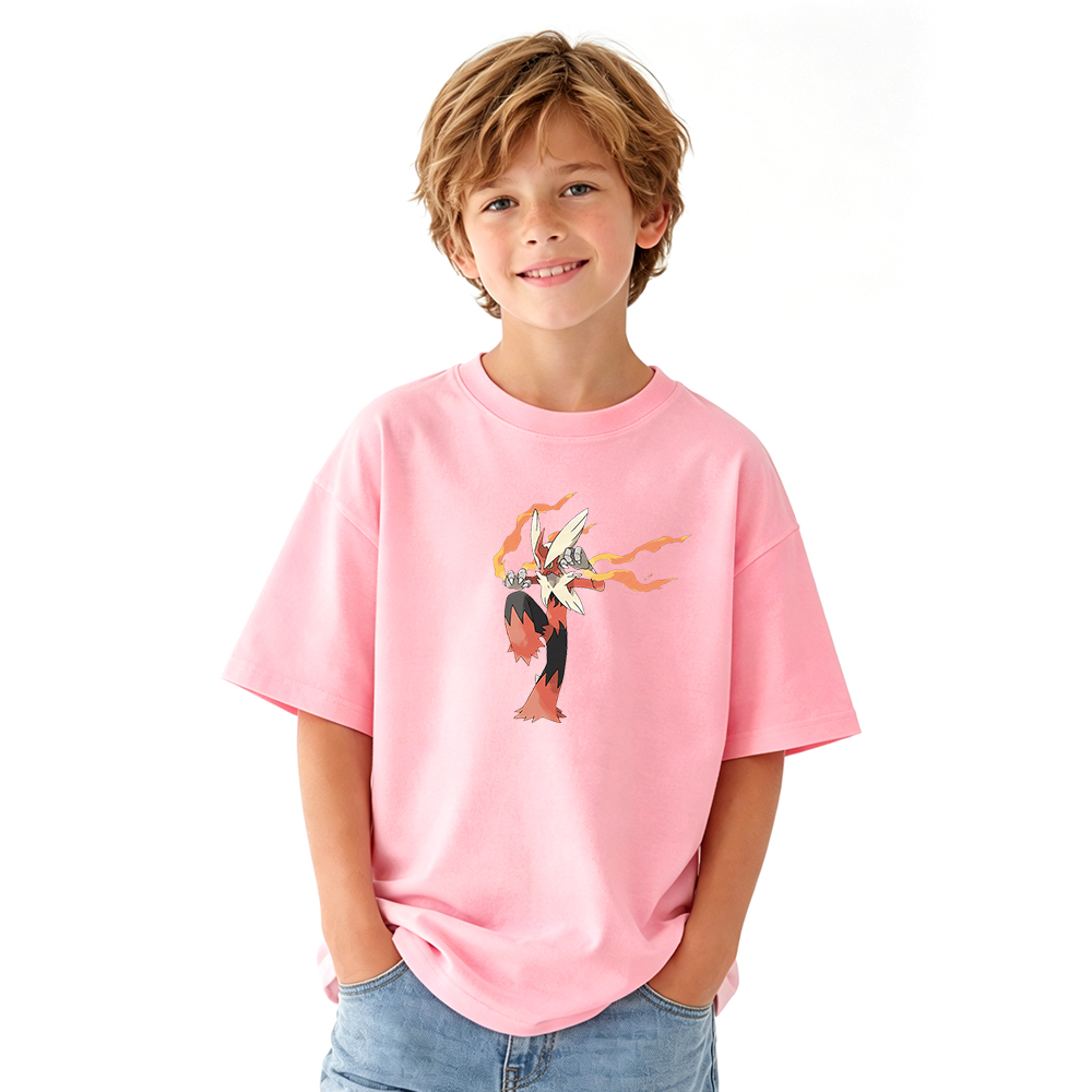Pokémon Anime Graphic T-Shirt for Kids Cartoon Print Cotton Tee