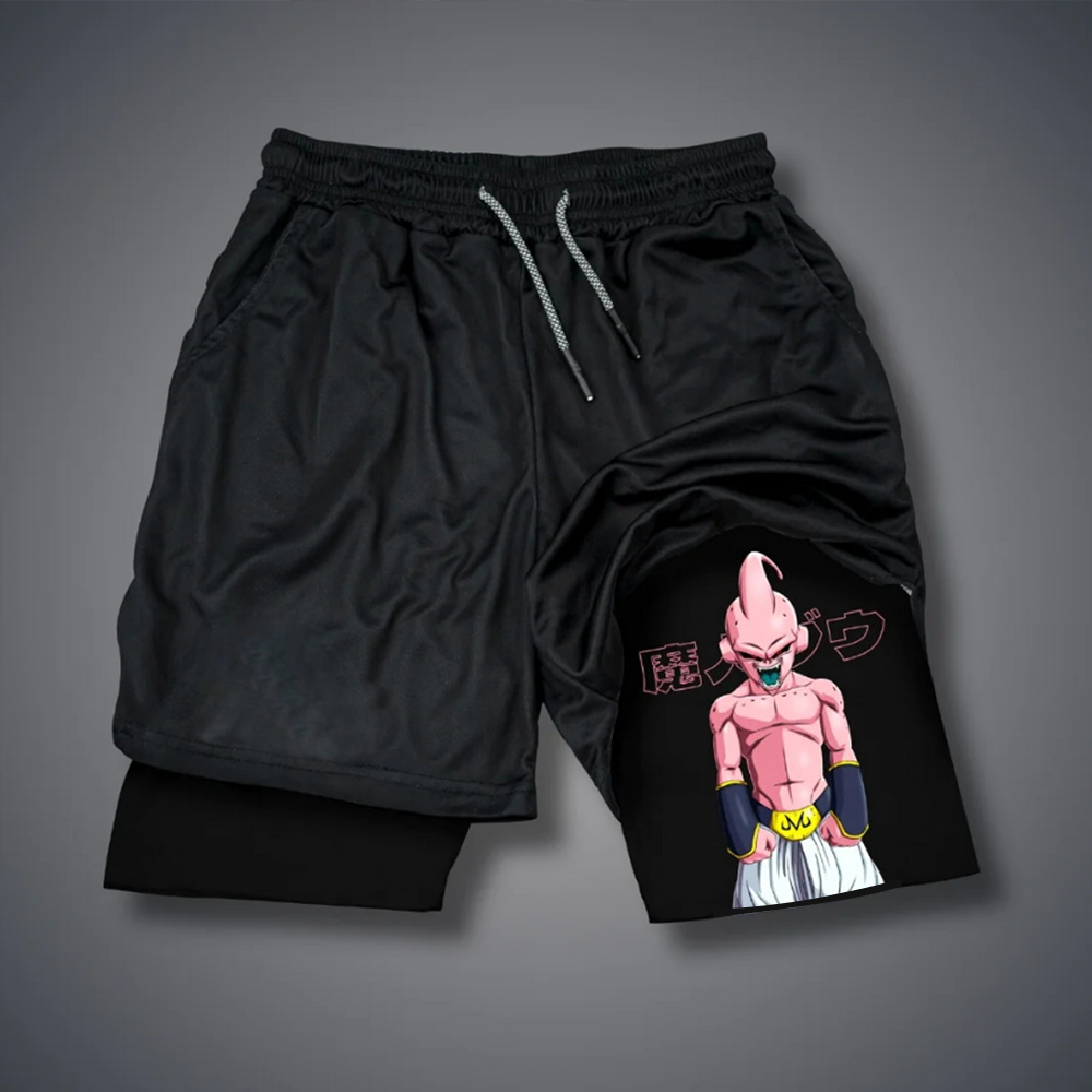 Sports Fitness Dragon Ball Anime Print Shorts