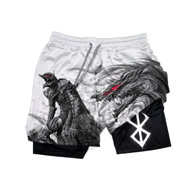 Anime Gym Performance Shorts