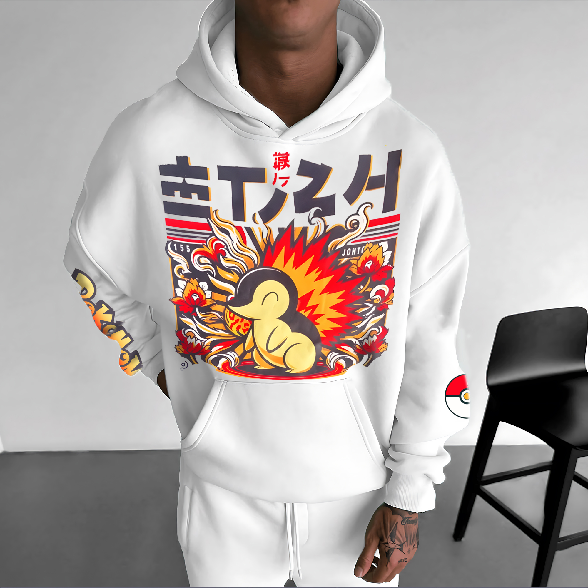 Unisex Anime Graphic Streetwear Vintage Hoodie