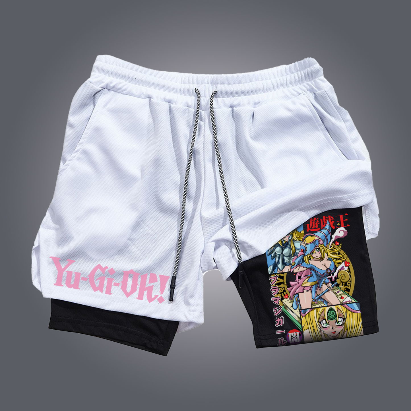 Unisex "Yu-Gi-Oh!" Anime Style Retro Shorts-comicclothing