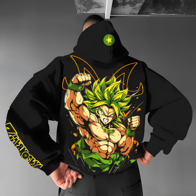 Unisex Anime Graphic Streetwear Vintage Hoodie
