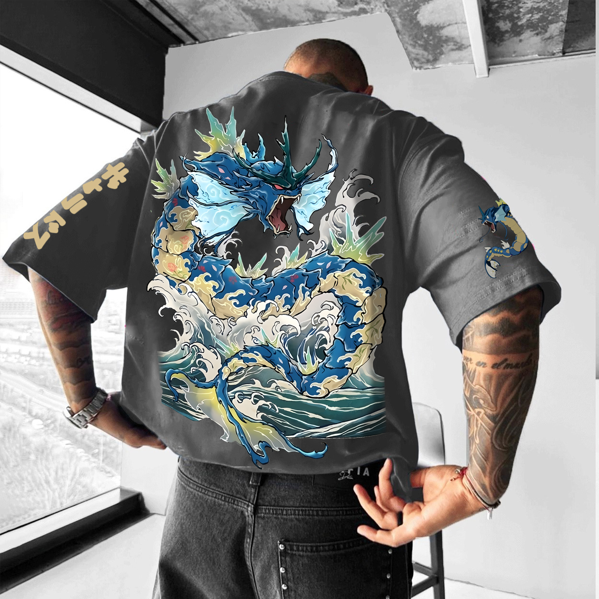 Unisex   Anime Inspired Vintage T-Shirt-AnimeClothe