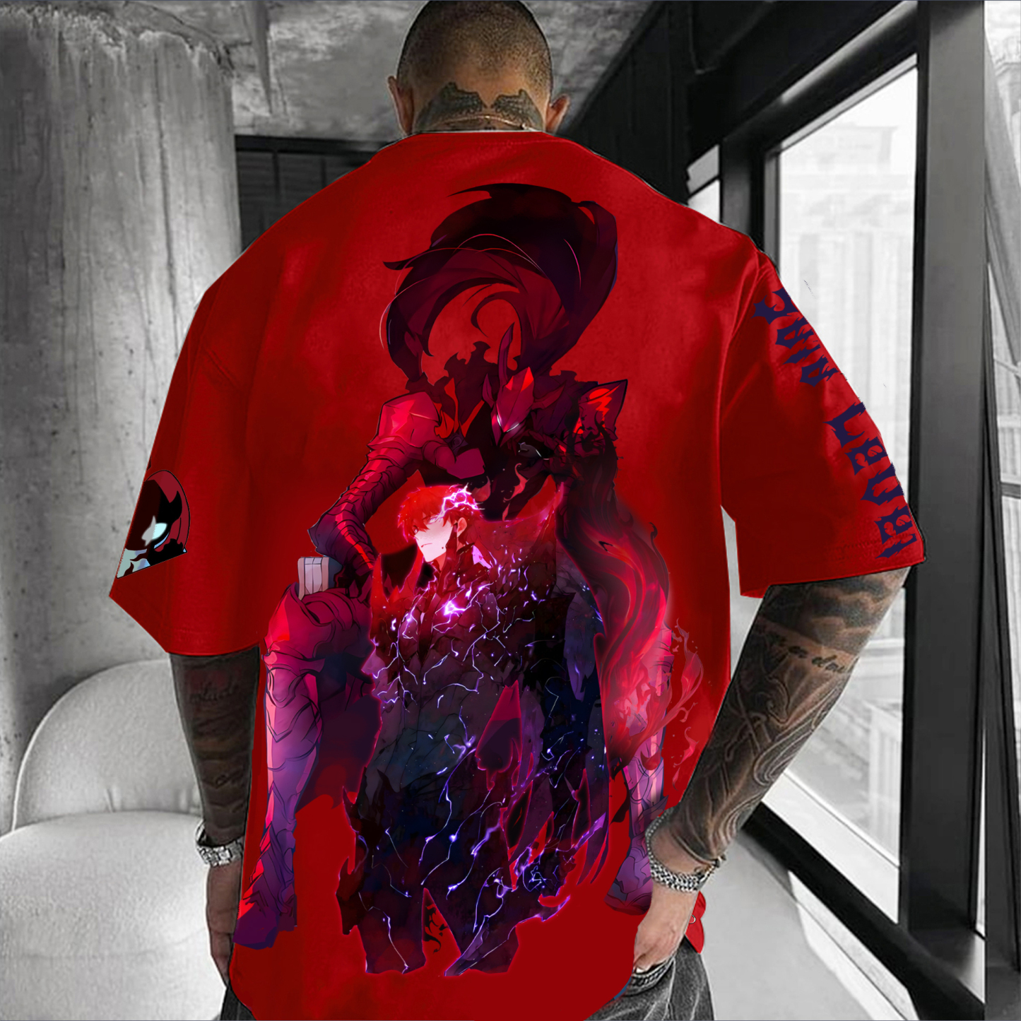 Unisex "Solo Leveling" Anime Inspired Vintage T-Shirt