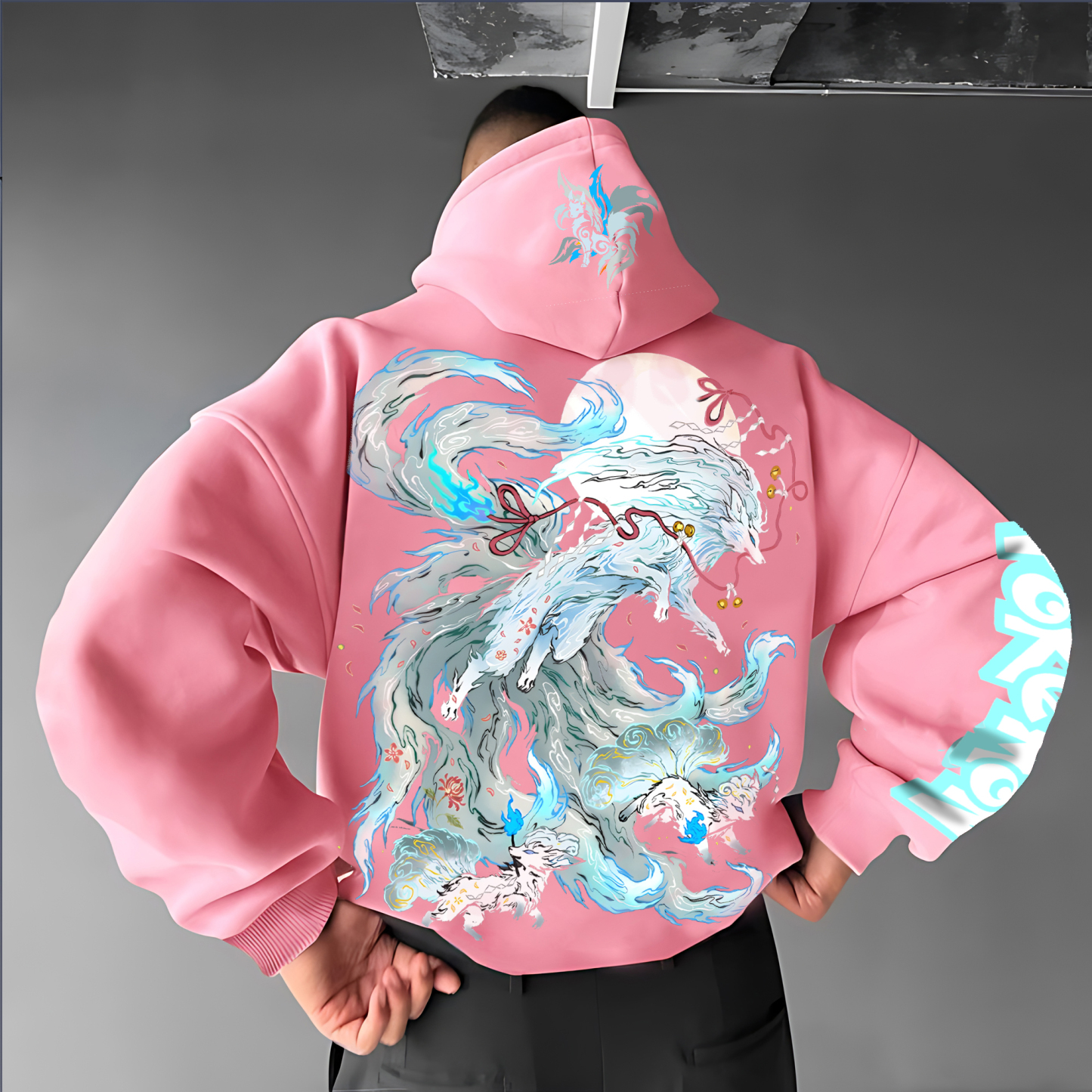 Unisex Oversized Anime Print Hoodie | One Piece