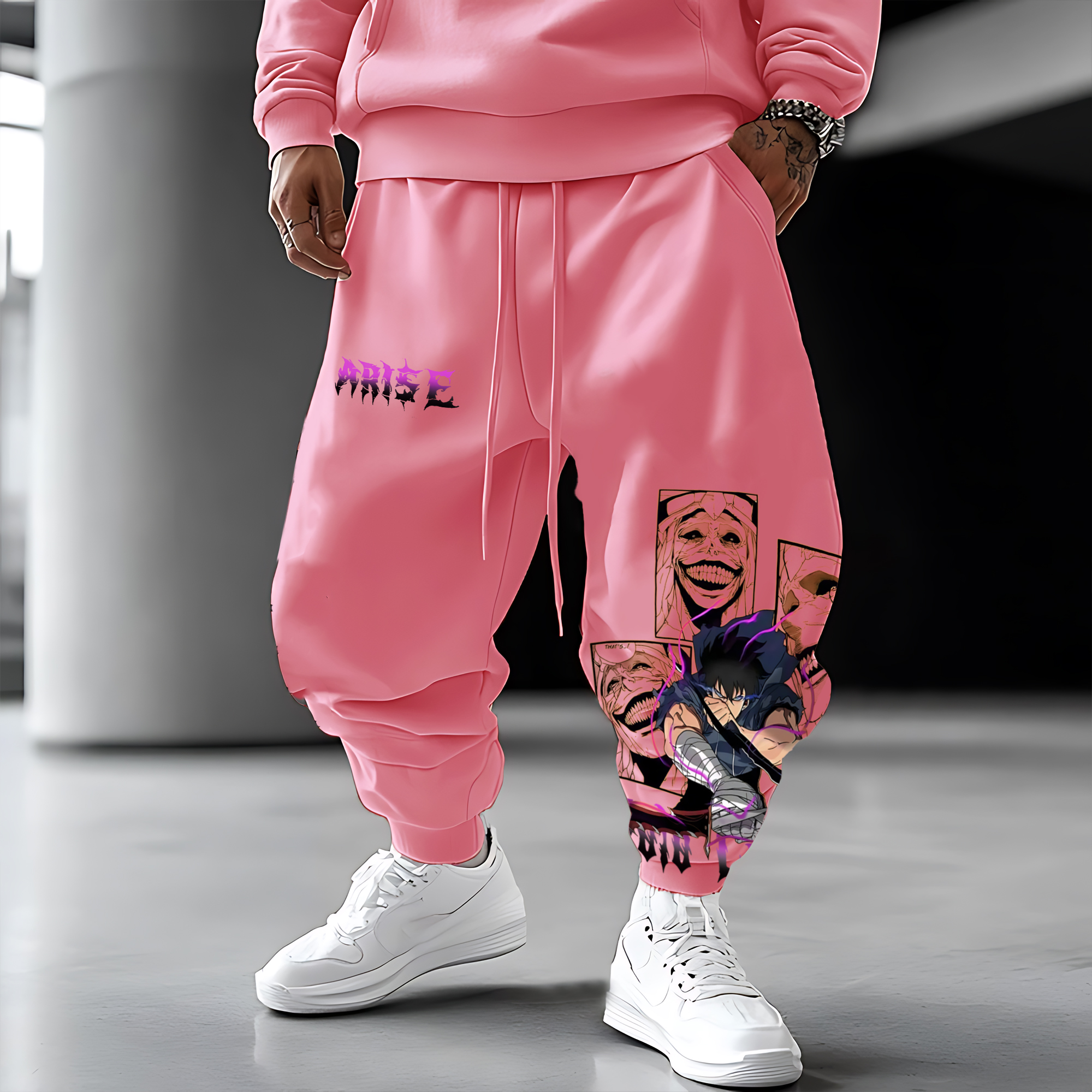 Unisex Casual Anime Streetwear Pants