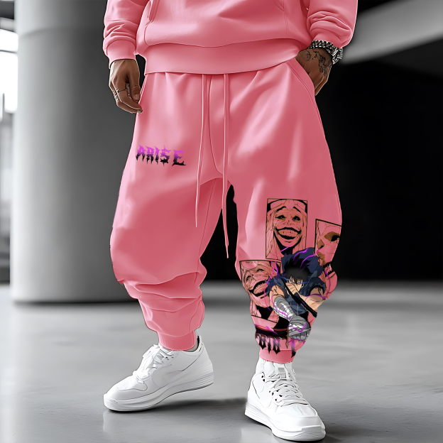Unisex Casual Anime Streetwear Pants