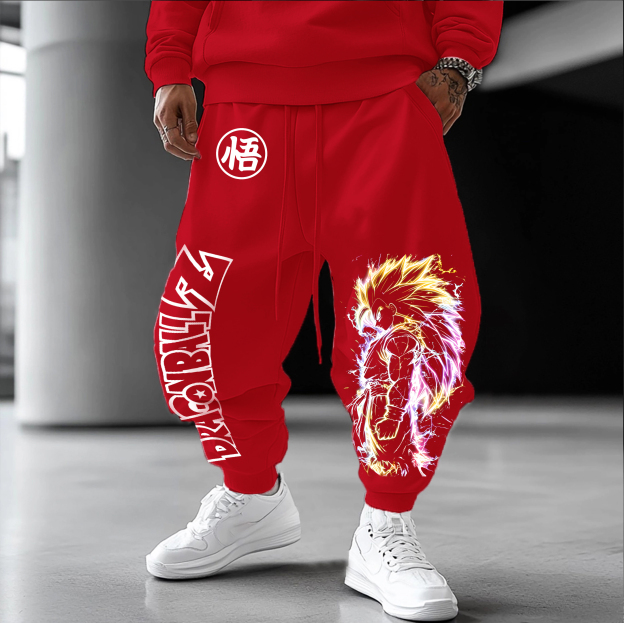 Unisex Casual Anime Streetwear Pants