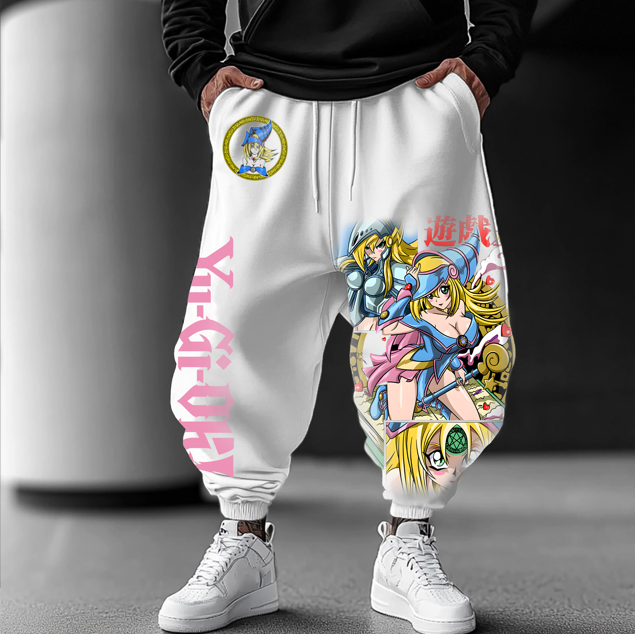 Unisex  “Yu-Gi-Oh！”  Anime Style Retro Pants-comicclothing
