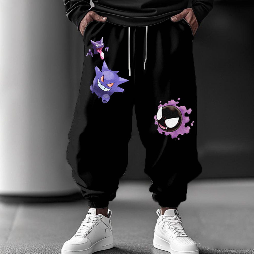 cartoon casual trousers