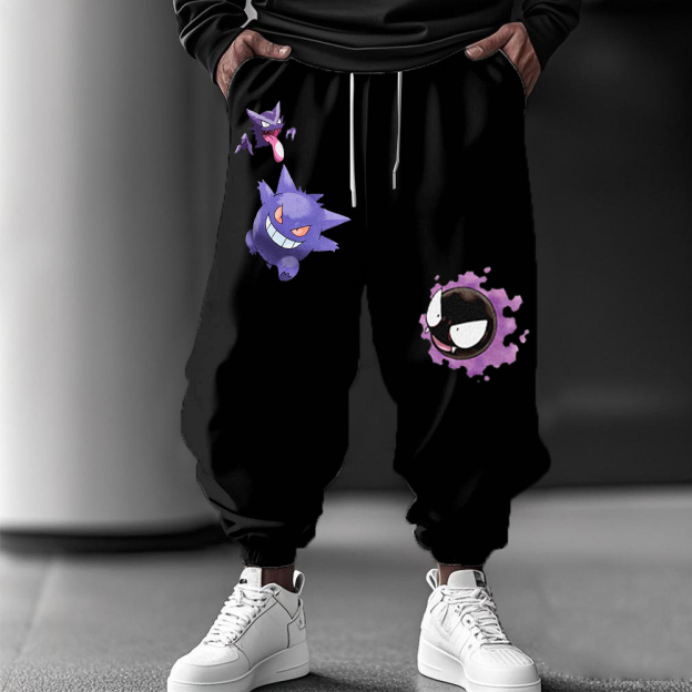 cartoon casual trousers