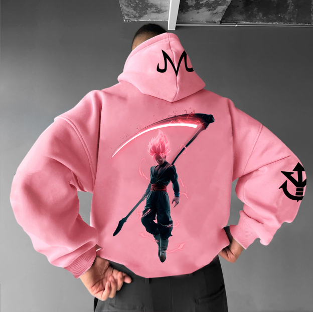 Unisex Anime Print  Casual Oversized Hoodie