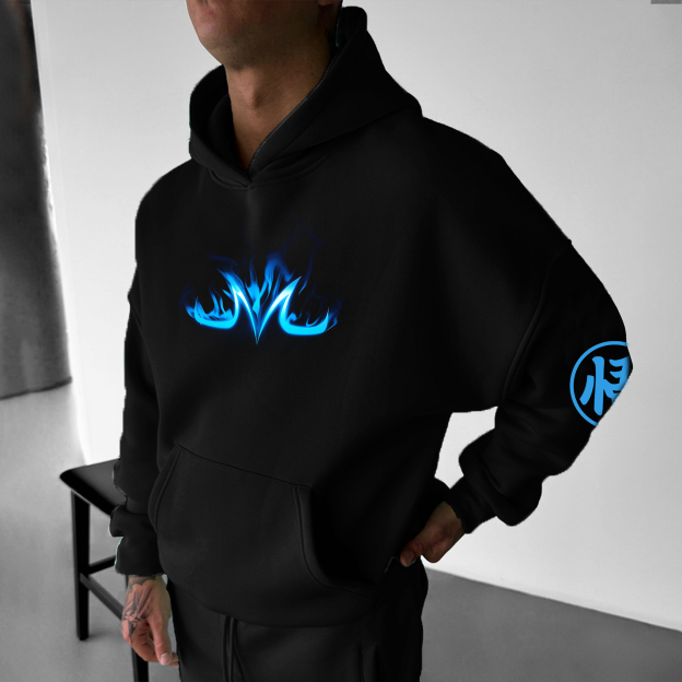 Unisex Anime Graphic Streetwear Vintage Hoodie