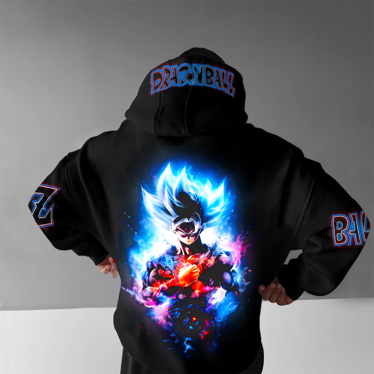 Unisex Anime Print Casual Oversized Hoodie