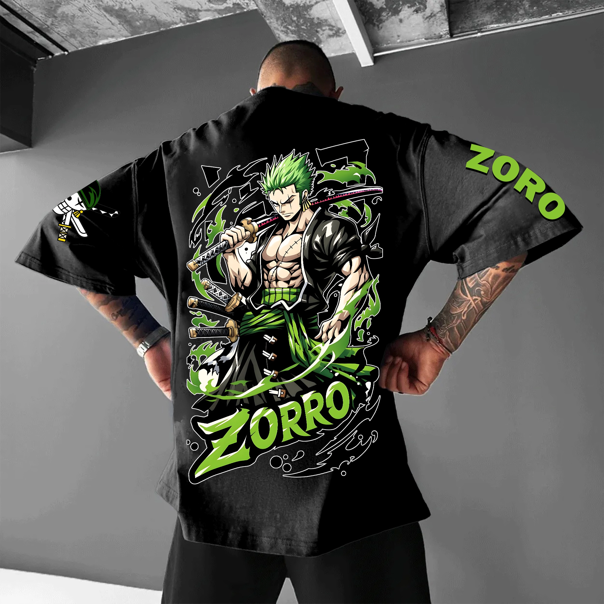 Unisex Anime Inspired Vintage T-Shirt丨