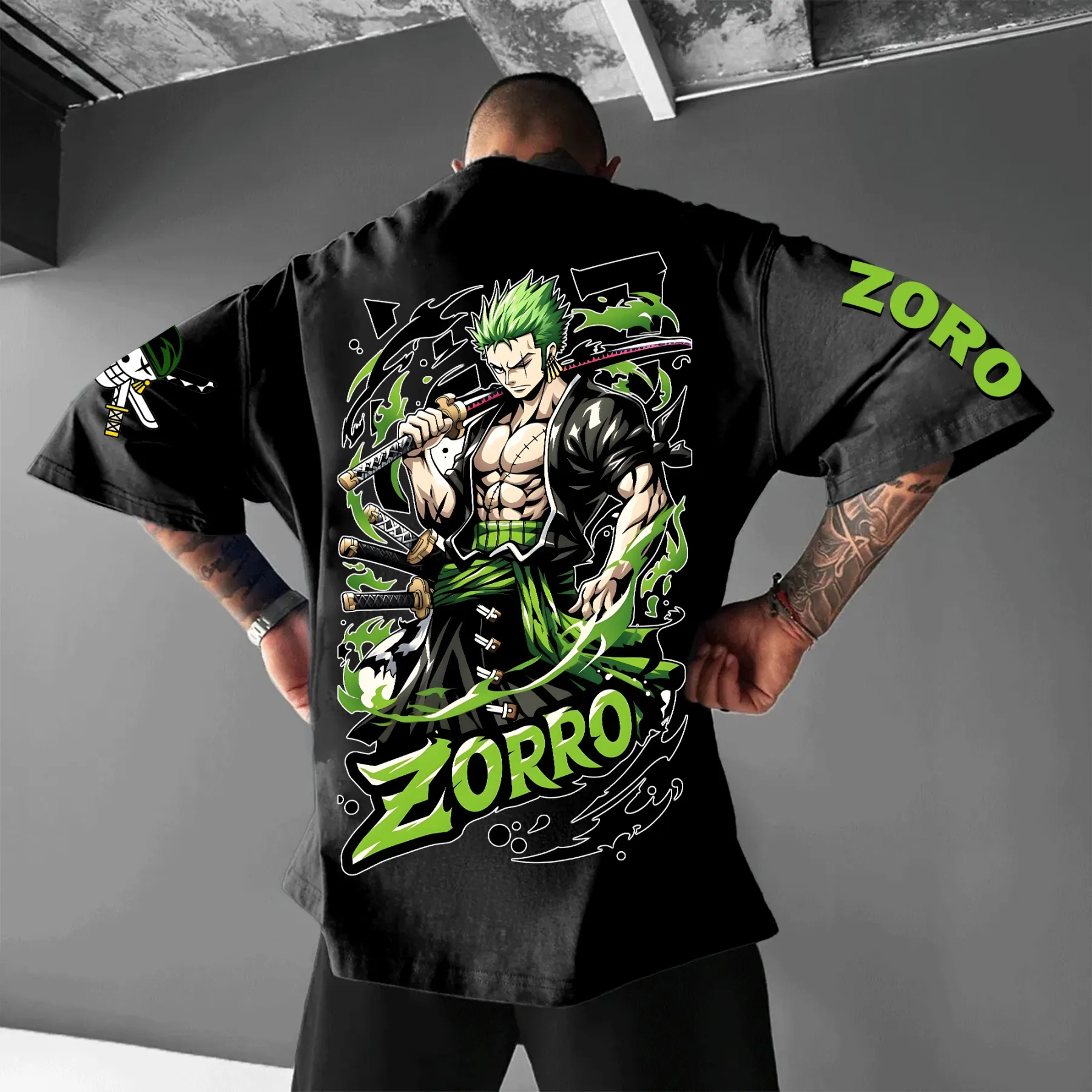 Unisex Anime Inspired Vintage T-Shirt丨