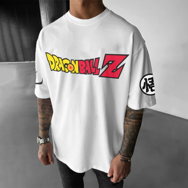 Unisex Anime Inspired Vintage Short-sleeved T-Shirt