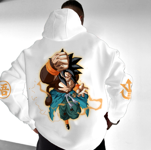 Unisex Anime Graphic Streetwear Vintage Hoodie
