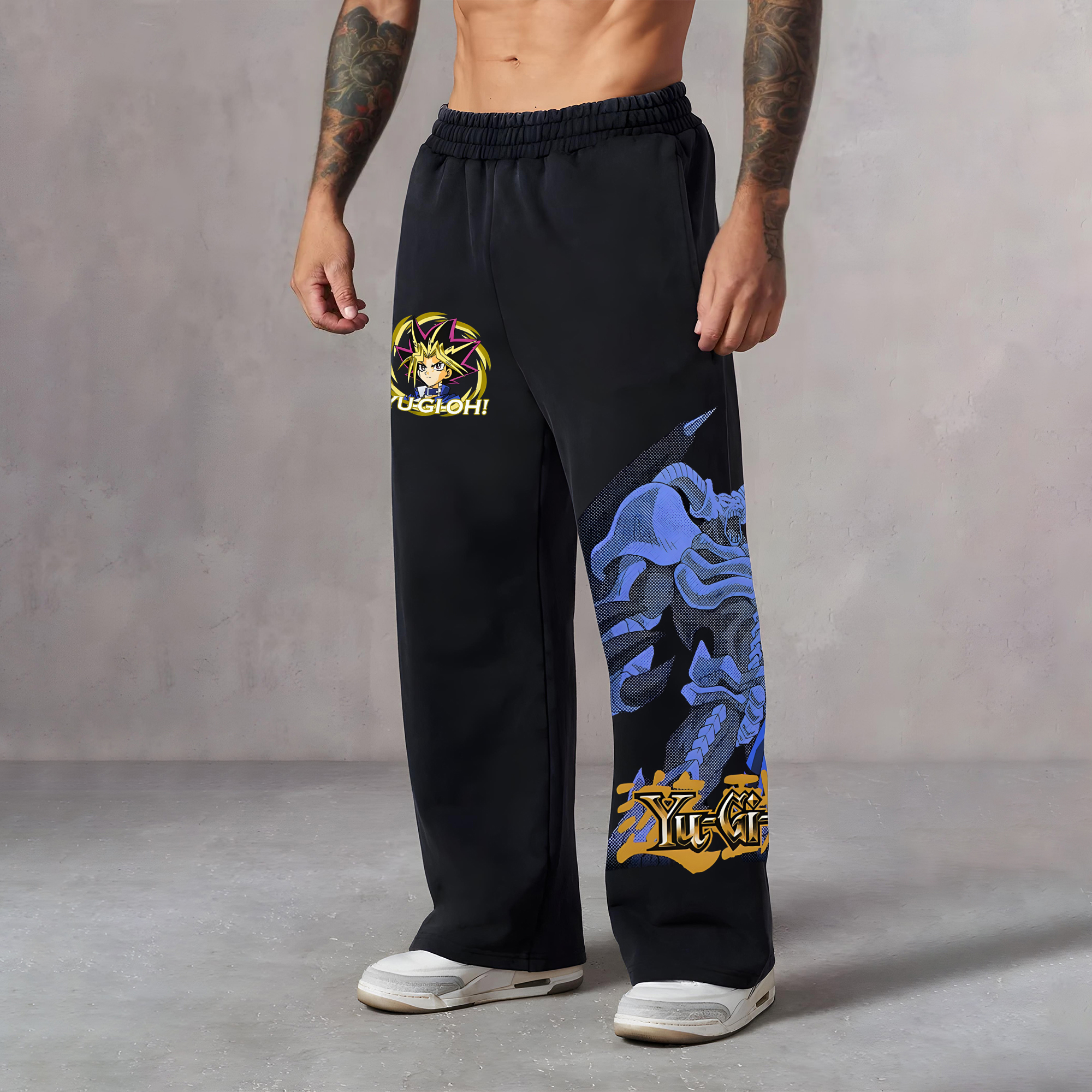 Unisex "Yu-Gi-Oh!" Game Anime Graphic Print Pants