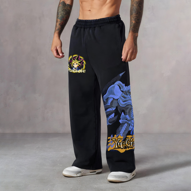 Unisex "Yu-Gi-Oh!" Game Anime Graphic Print Pants