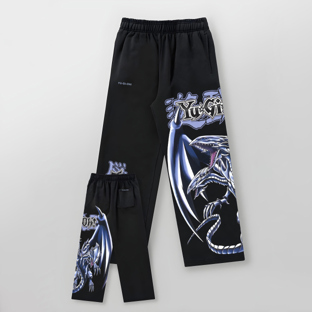 Unisex "Yu-Gi-Oh!" Game Anime Graphic Print Pants