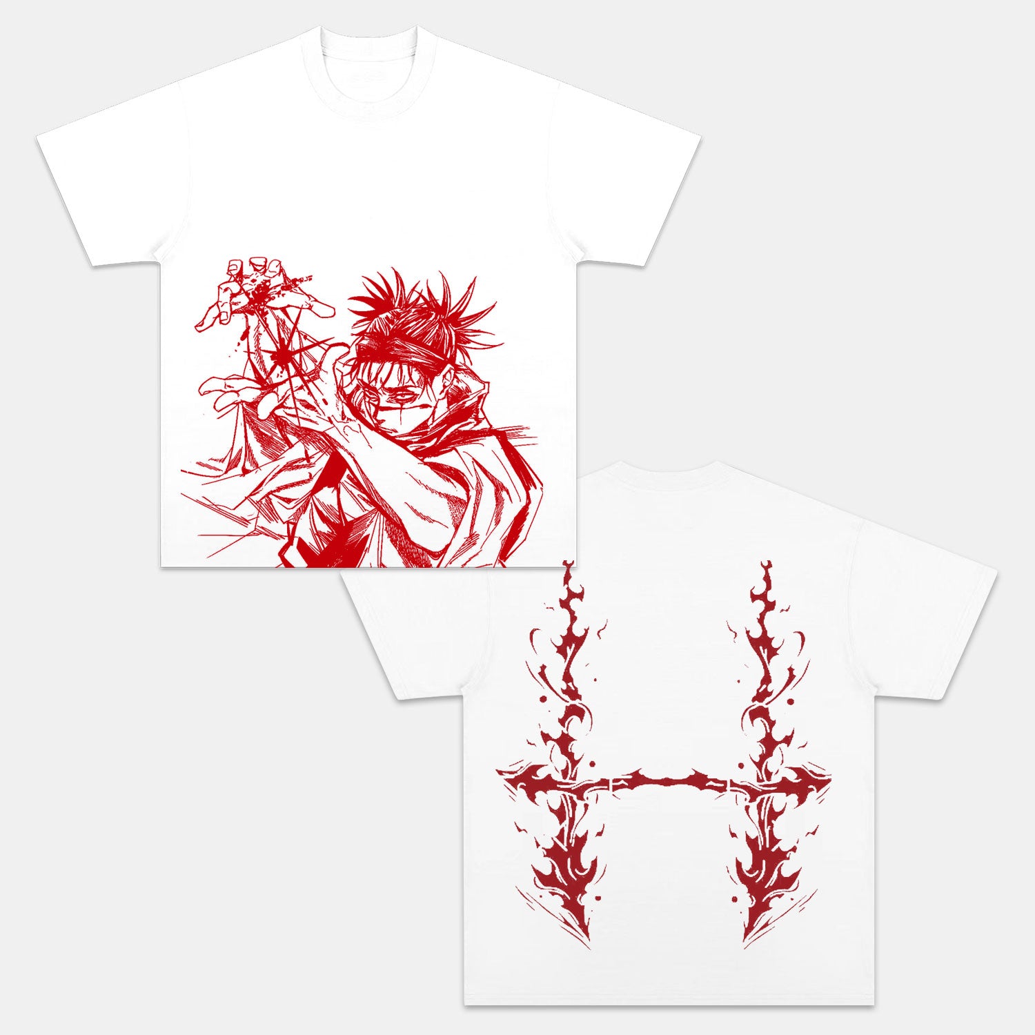 2-SIDED CHOSO VINTAGE OVERSIZE TEE-comicclothing