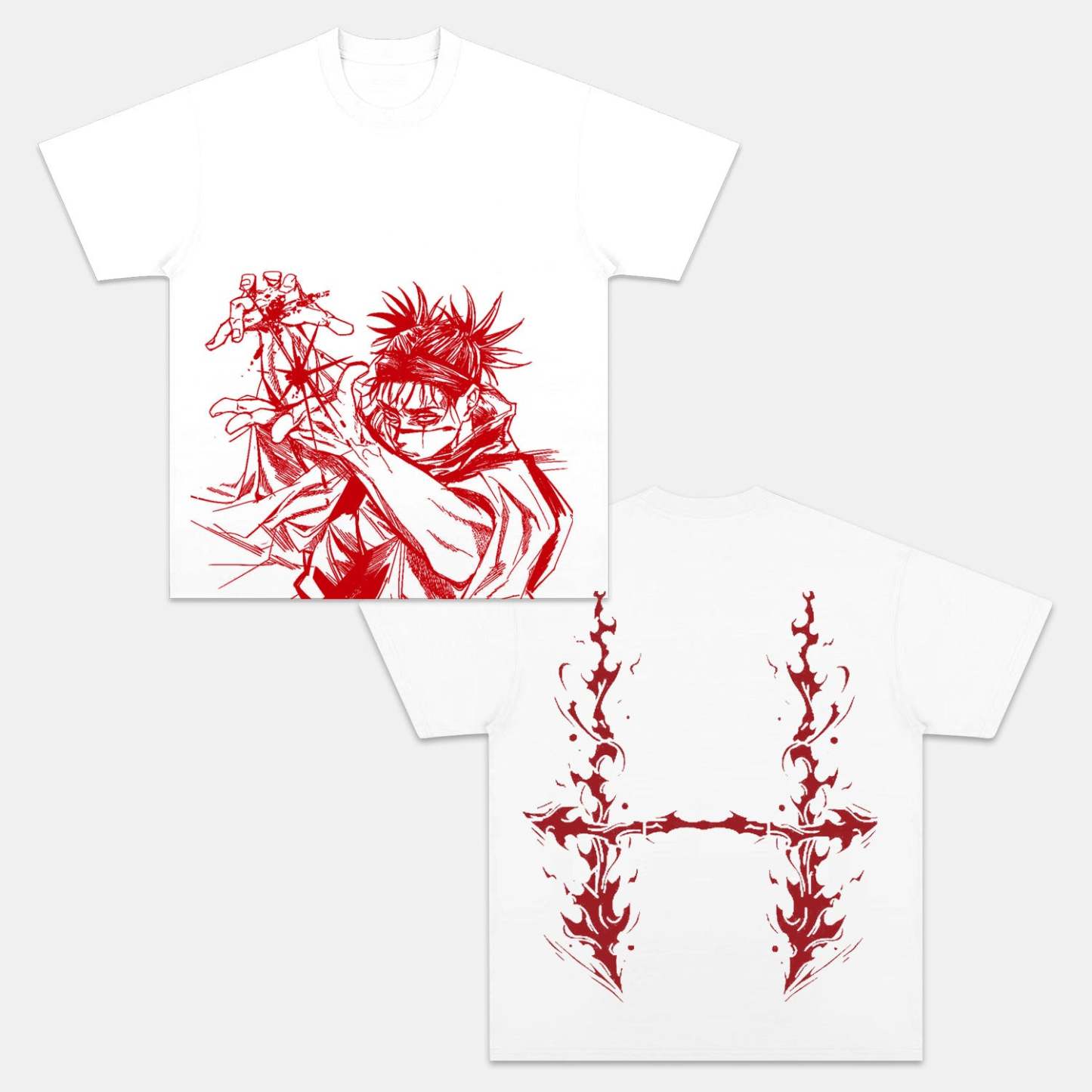 2-SIDED CHOSO VINTAGE OVERSIZE TEE-comicclothing