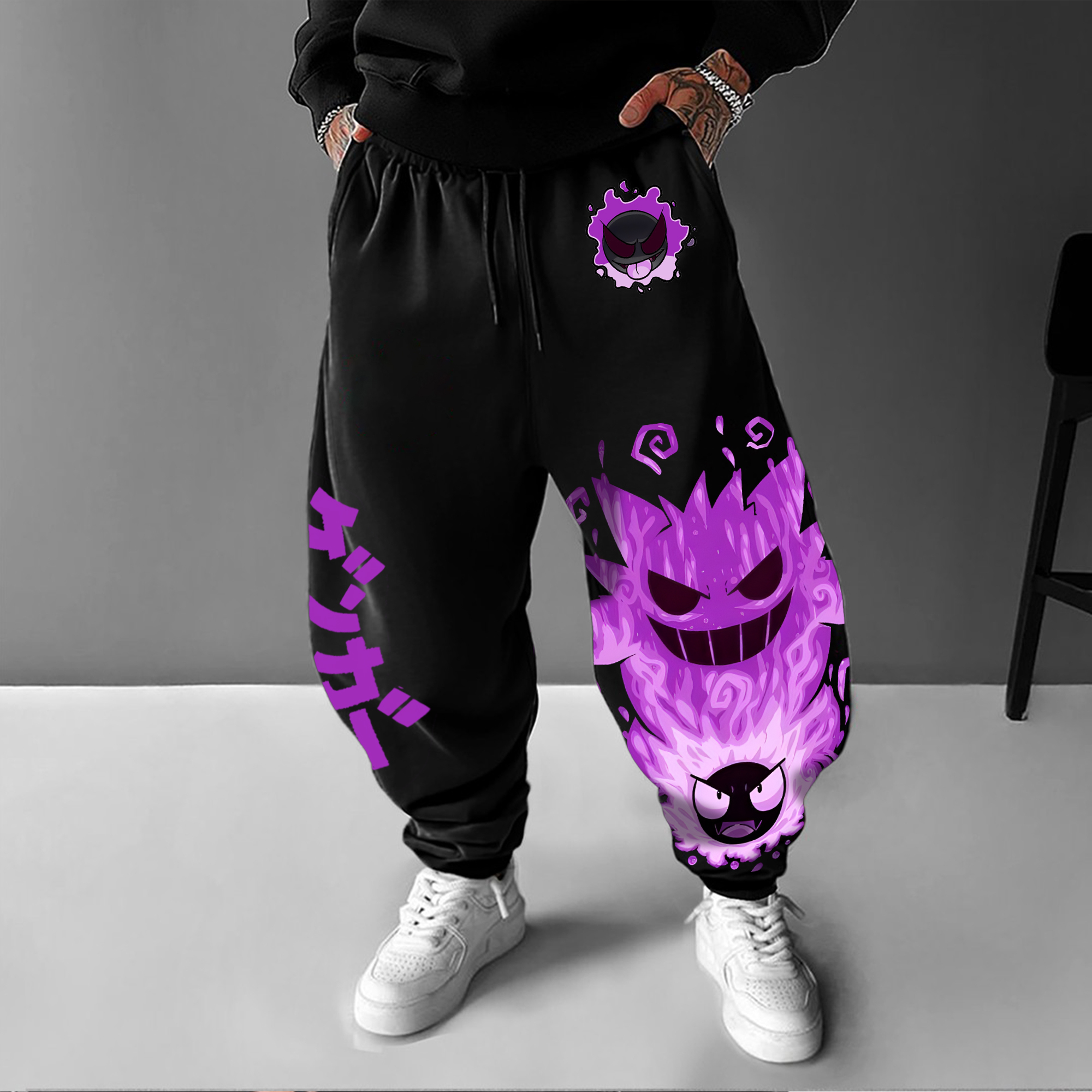 Unisex Casual Anime Streetwear Pants