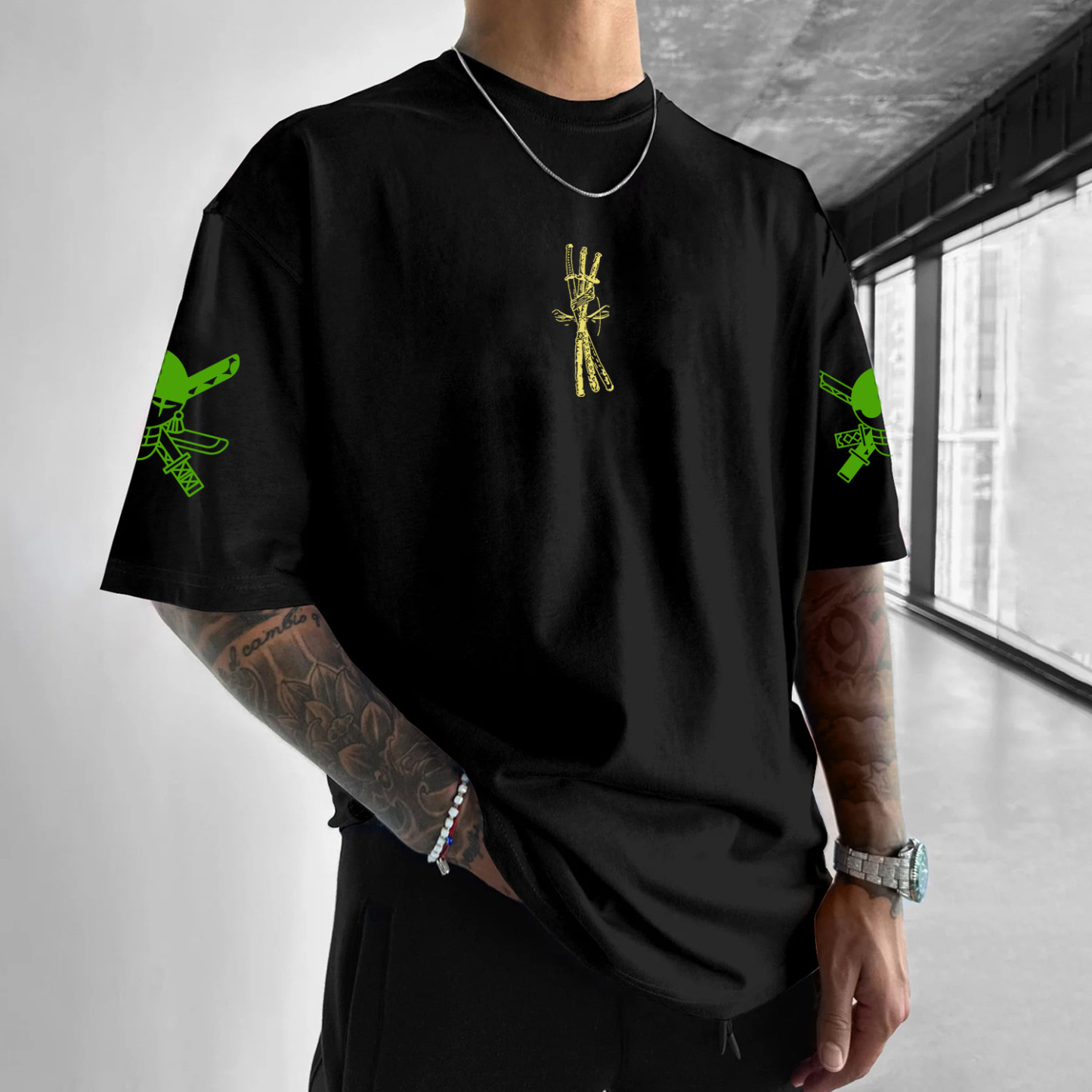Unisex Anime Inspired Vintage T-Shirt丨