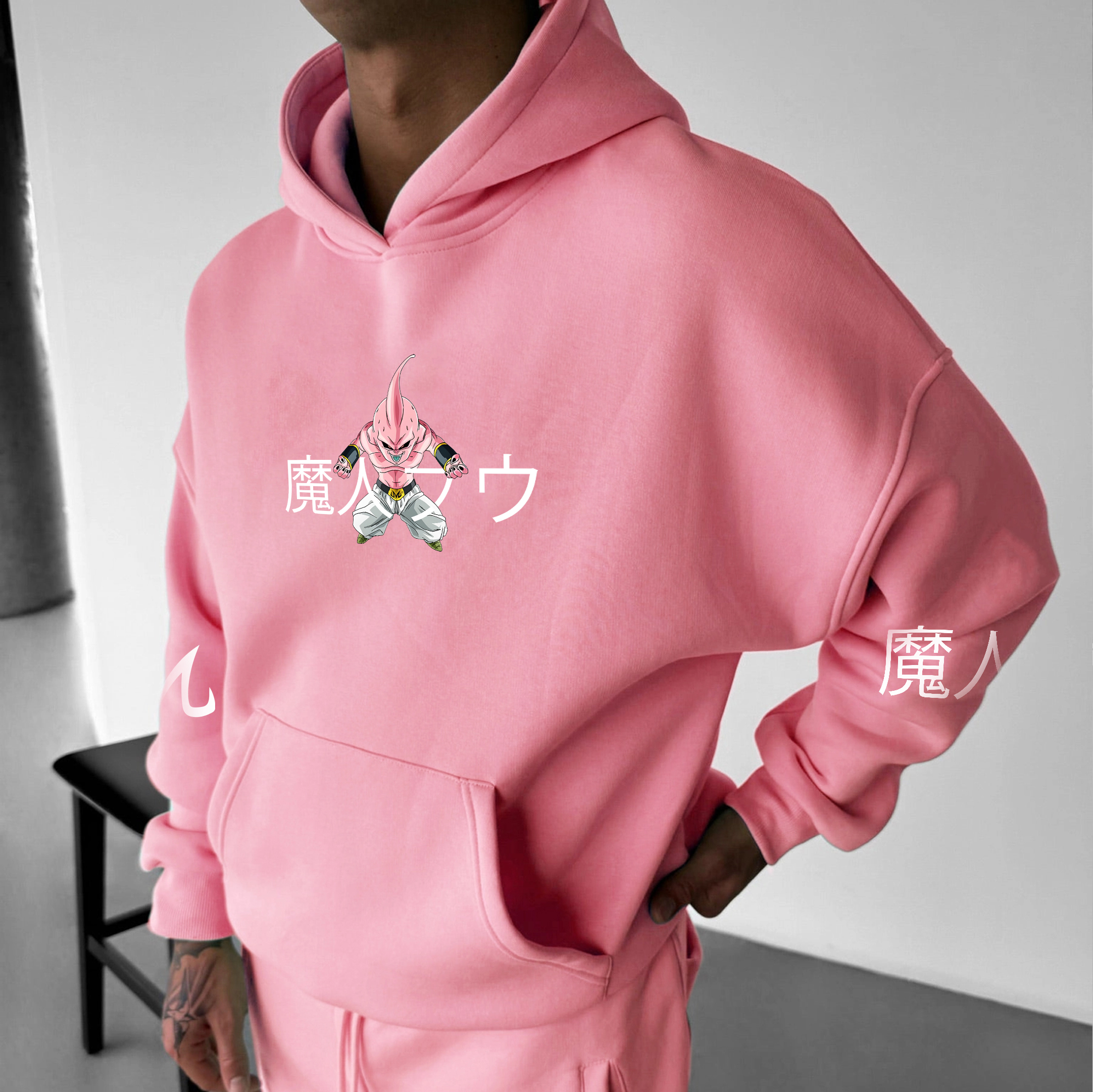 Unisex Anime Graphic Streetwear Vintage Hoodie