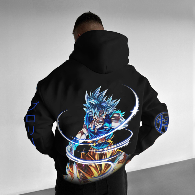 Unisex Anime Graphic Streetwear Vintage Hoodie
