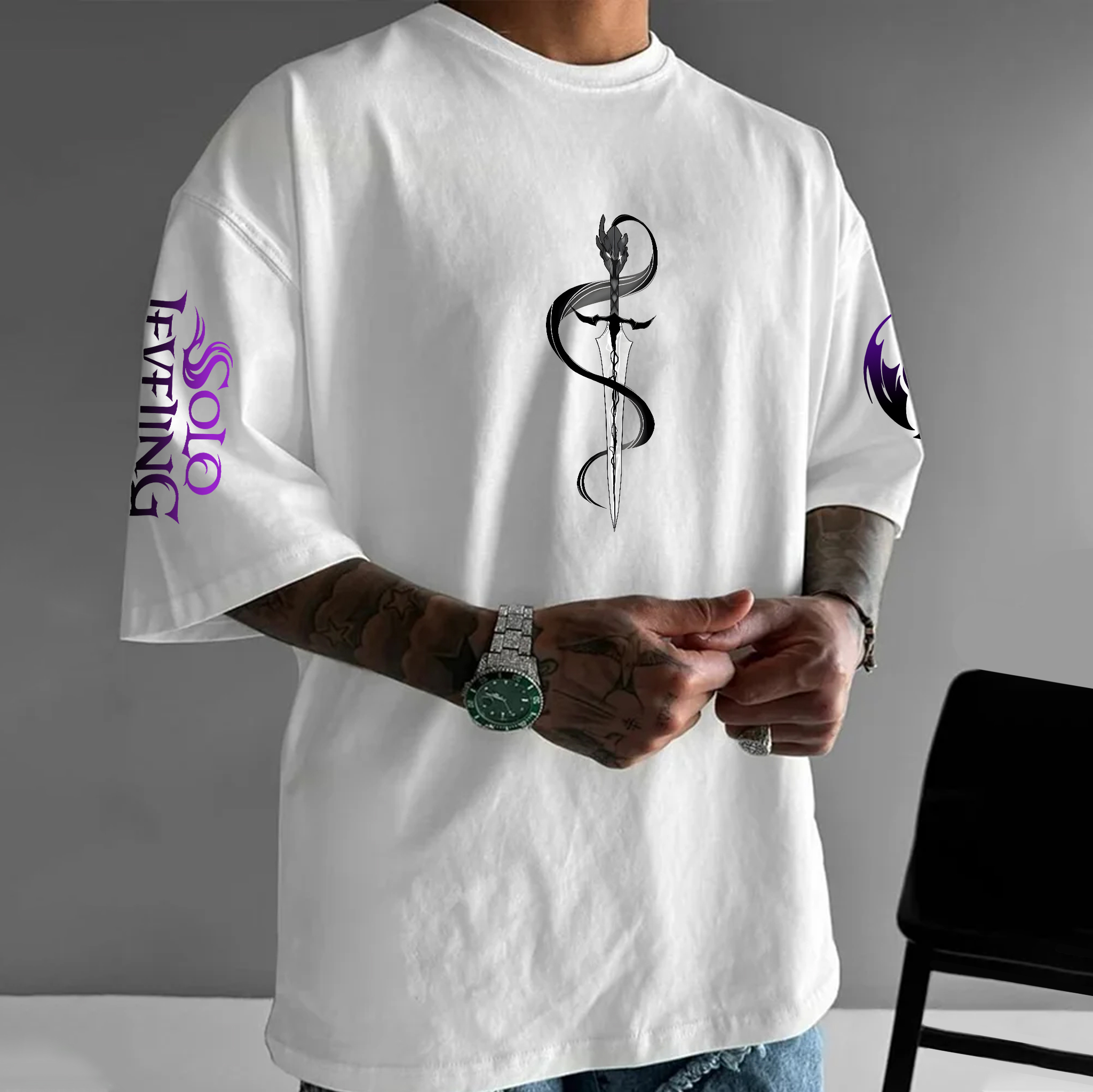 Unisex Anime Inspired Vintage T-Shirt