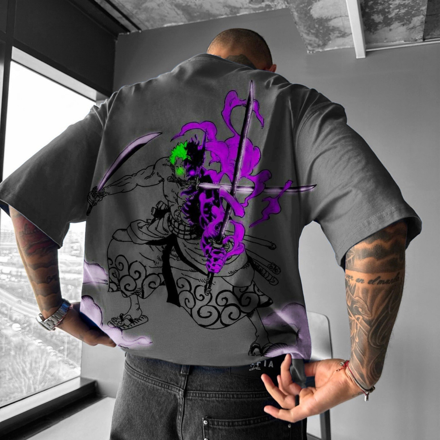 Unisex Anime Inspired Vintage T-Shirt