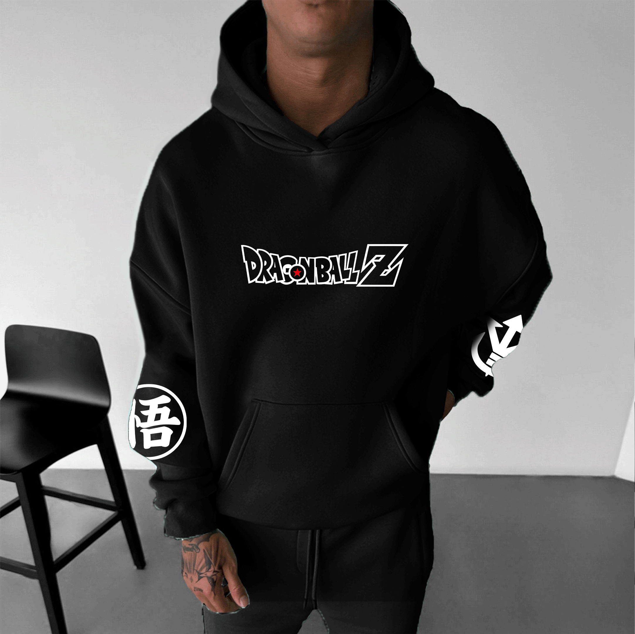 Unisex Anime Graphic Streetwear Vintage Hoodie