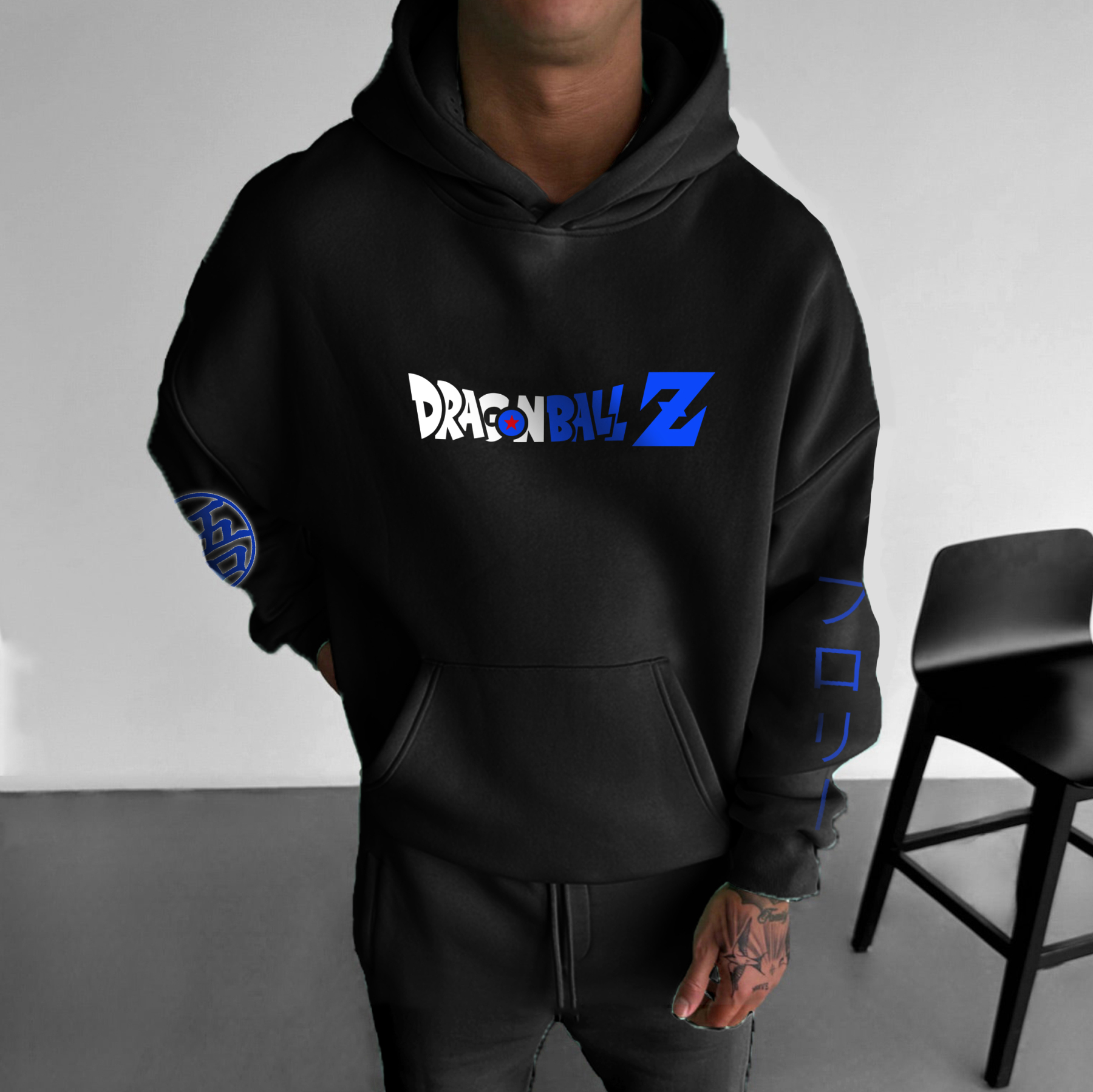 Unisex Anime Graphic Streetwear Vintage Hoodie