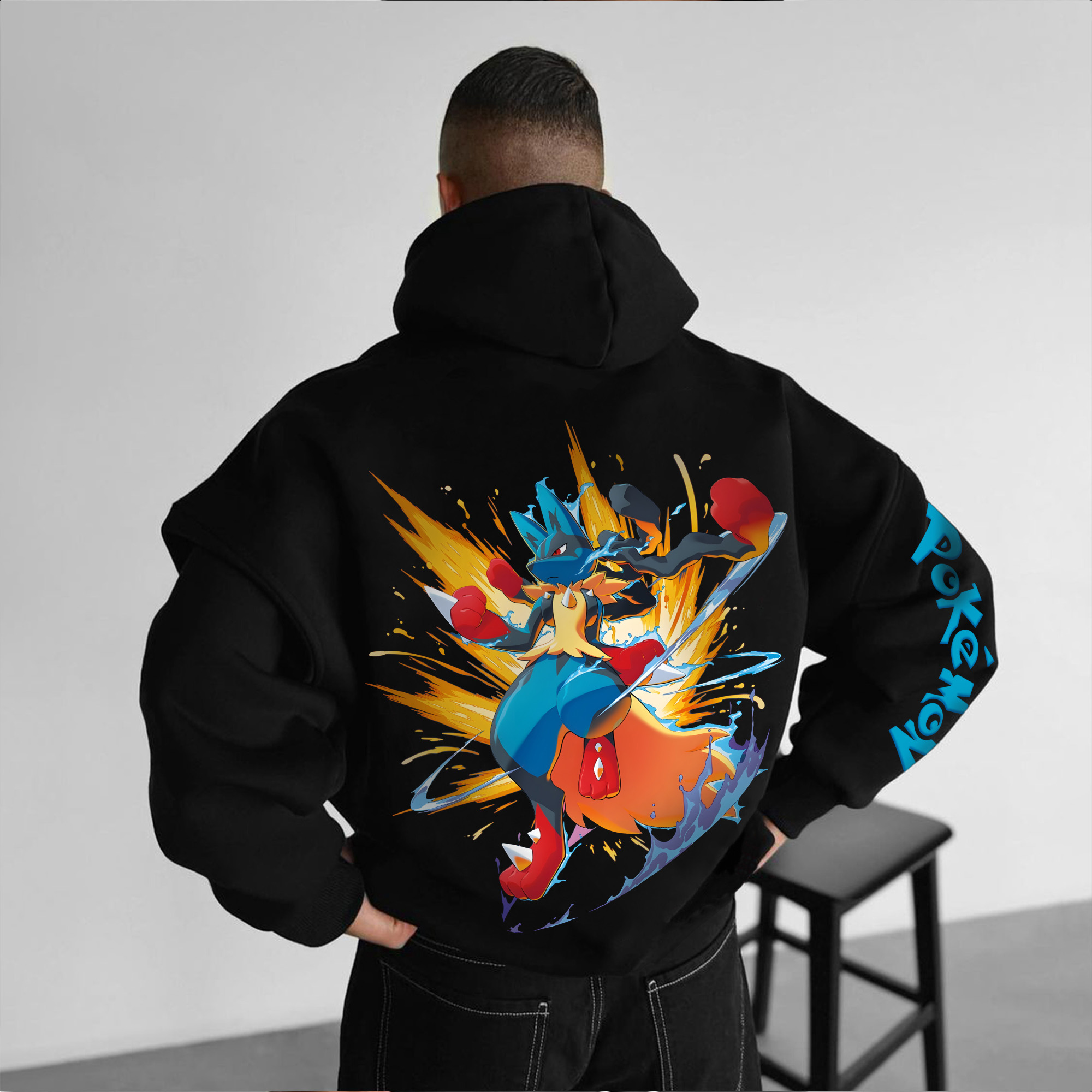 Unisex Anime Graphic Streetwear Vintage Hoodie