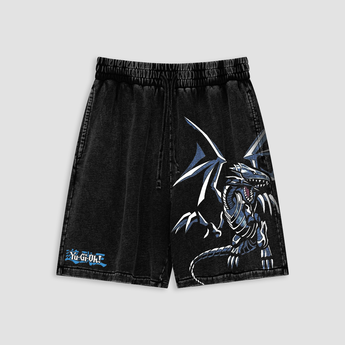Unisex "Yu-Gi-Oh!" game and anime pattern printed shorts