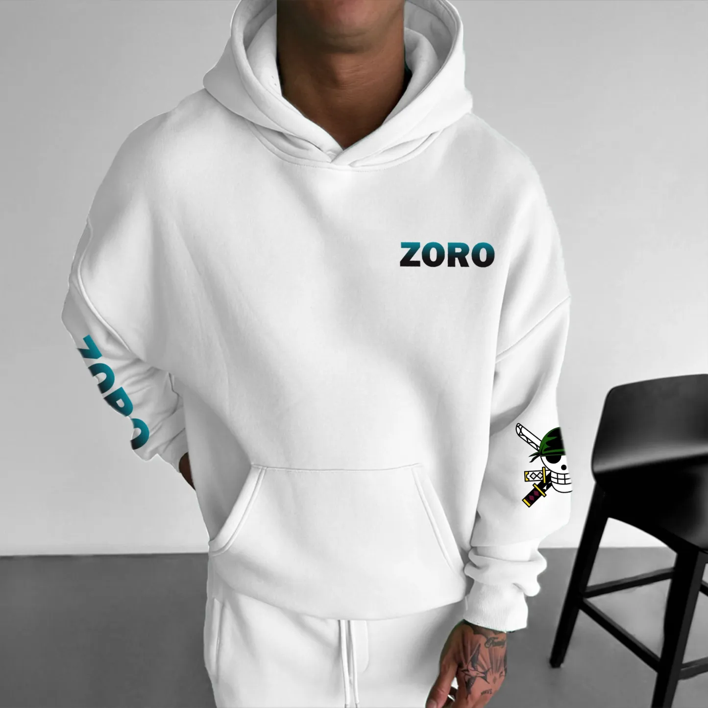 Unisex Anime Graphic Streetwear Vintage Hoodie