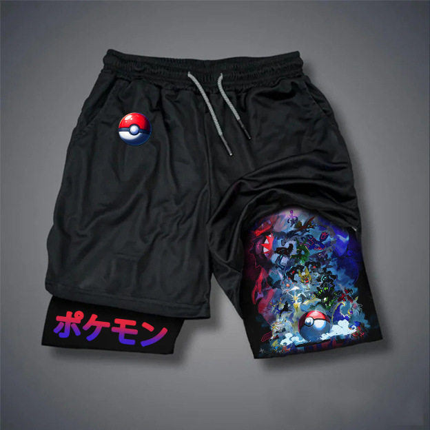 Unisex Casual Anime Streetwear Shorts