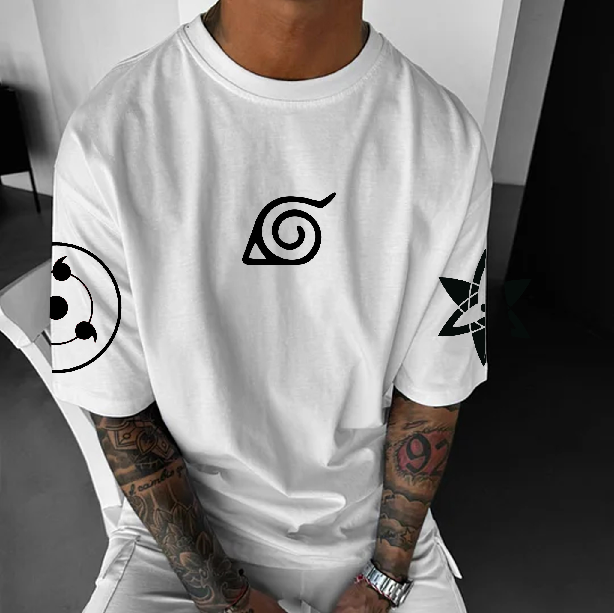 Unisex  "NARUTO" Anime Inspired Vintage T-Shirt-comicclothing