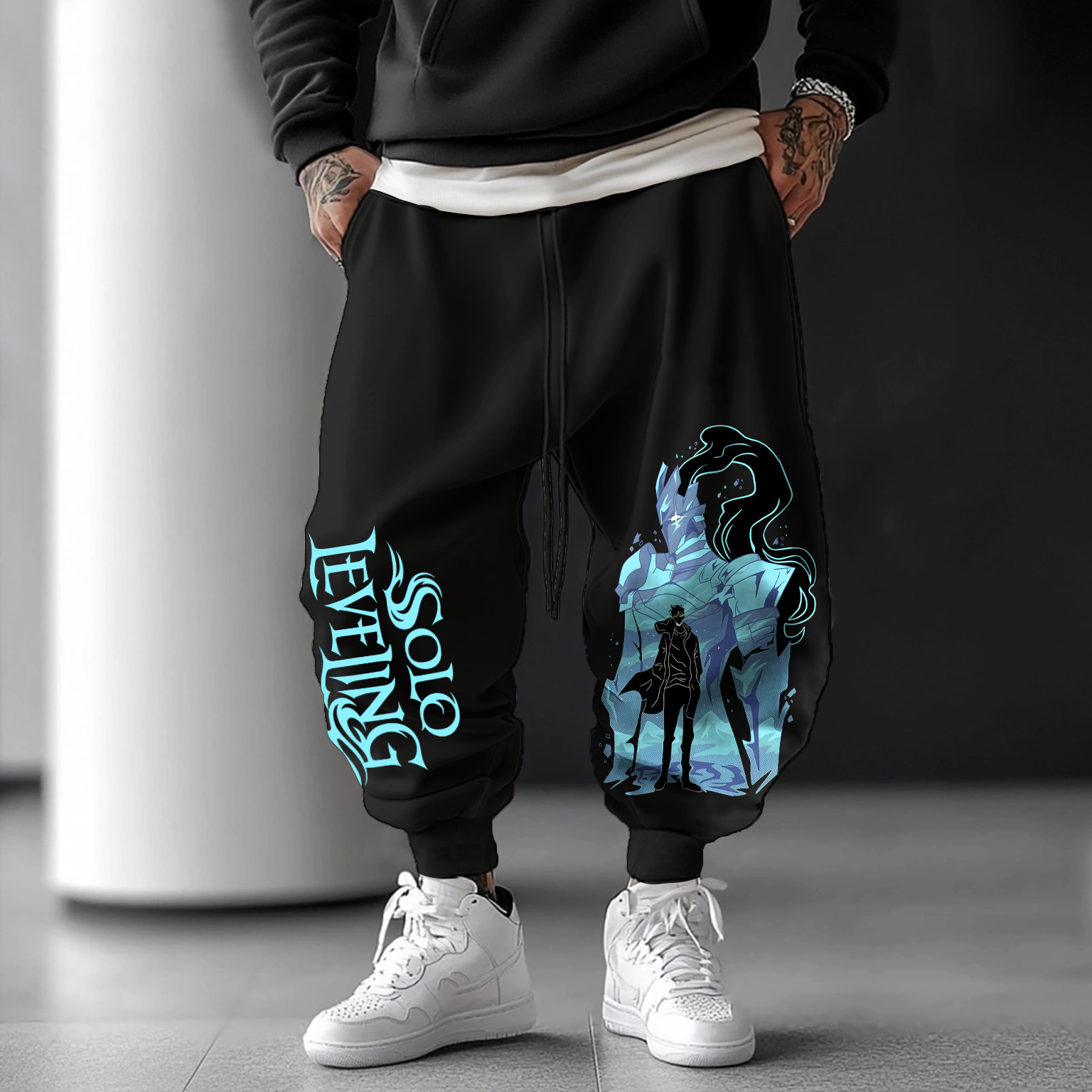 Solo Leveling Igris Unisex Casual Anime Streetwear Pants-comicclothing