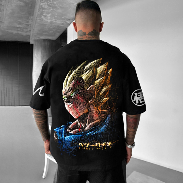 Unisex Anime Inspired Vintage T-Shirt